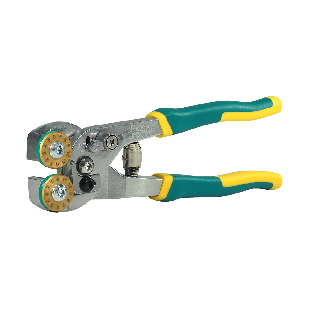 SeaBell Mosaic Tools – Wheeled Glass Nippers – UPGRADED - Merlin Mosaica